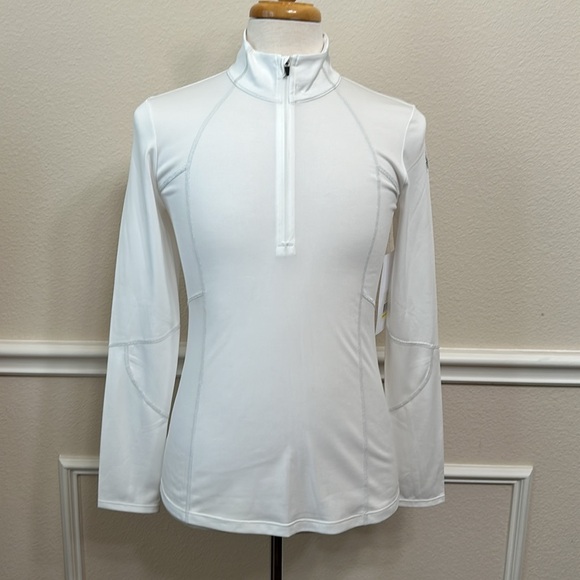 Spyder AURA TECH T-NECK SHIRT - white - Picture 1 of 15